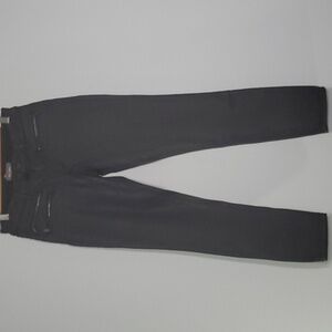 DL1961 pants womens size 27 4 black zipper accents double button cropped skinny